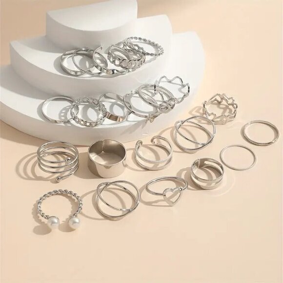 22pcs Stacking Rings - Picture 4 of 7